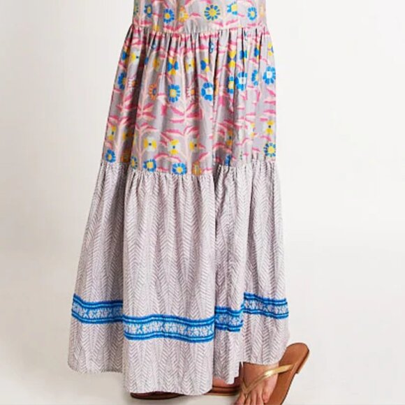 CK Bradley Annabelle Short Sleeve Maxi in Wildflower Gray- NWOT - Picture 3 of 3